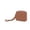 Brown, variant on Silicone Zipper Pouch Waterproof Travel Storage Bag with Wrist Lanyard for Makeup Pouch Pencil Case Small Bag Organizer for Earbuds Cables Decorative Token Passport