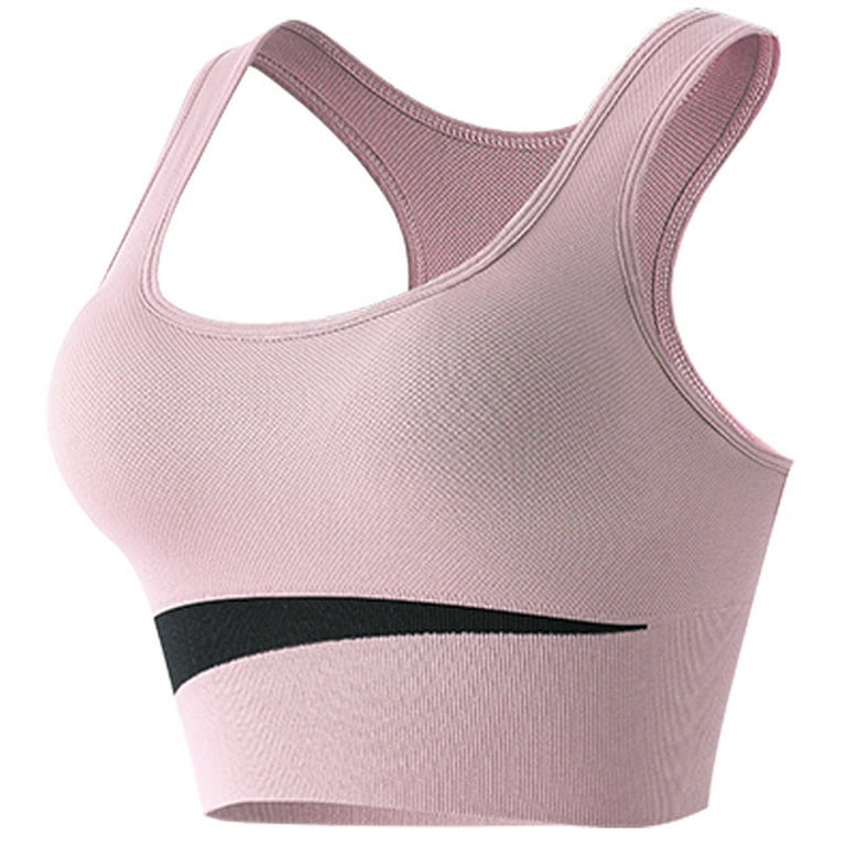 Women Padded Sports Bra Wirefree High Impact Crop Top With Adjustable  Straps Push Up Yoga Bra
