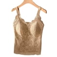thumbnail image 4 of breaise Women's Lace Cami Crop Top Trendy Sleeveless Camisole Bralette Shirt Slim Fit V Neck Going Out Tank Tops, 4 of 5