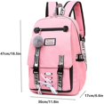 thumbnail image 3 of POINTERTECK Girls Backpack Teen Rucksack Large Capacity Female College Student Locked Schoolbag Anti-Theft Backpack with USB Charging Port, 3 of 6