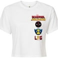 thumbnail image 3 of Marvel Deadpool & Wolverine - Logo And Icons - Juniors Cropped Graphic T-Shirt, 3 of 5