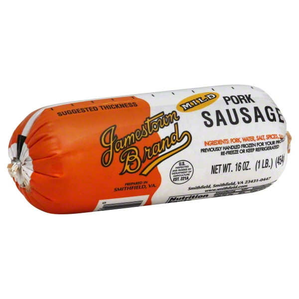 Jamestown Mild Pork Sausage, 16 Oz.