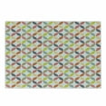 thumbnail image 1 of Geometric Circle Cutting Board, Ornamental Vintage Design Connected Arcs Intersecting Centre Discs Design, Decorative Tempered Glass Cutting and Serving Board, Small Size, Multicolor, by Ambesonne, 1 of 1