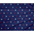 thumbnail image 4 of oneOone Polyester Lycra Fabric Hash Sign Kasuri Print Fabric By Yard 56 Inch Wide, 4 of 4