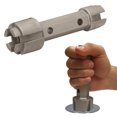 thumbnail image 2 of Drain Removal Tool Rectorseal 97258 Golden Extractor Tub Drain Tool - Remove Stuck Tub Drains With 3/8" Drive Ratchet 3/8 Drive Tub Drain Remover 2 of 12