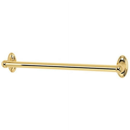 Alno Inc Classic Traditional 24'' Grab Bar with Brass Construction