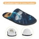 thumbnail image 3 of Balery Astronaut In A Space Suit On The Planet Pantuflas de Casa de Felpa Silenciosas con Diseño Estampado, Zapatillas Cómodas Antideslizantes de Algodón para Interior-Large, 3 of 8