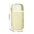 thumbnail image 3 of geerera Large Capacity Mesh Pencil Case, Transparent Pen Organizer, Zipper Pouch for Office & Exam Supplies, 9.06x3.94x0.78 Inch, 3 of 6
