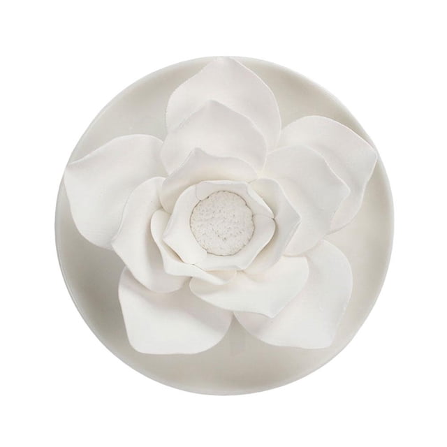 Difusor de aromaterapia EZLIFE con flores de cerámica en piedra