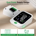 thumbnail image 5 of Medisana Blood Pressure Monitor with 2x199 Sets Memory, Automatic Upper Arm Blood Pressure Machine for Home Use, 4.5" Color LED Backlit Display, Adjustable Large Cuff, 5 of 10