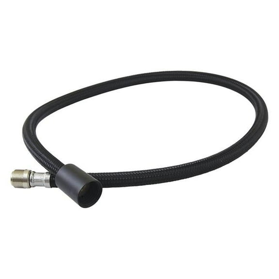 29 in. Braided Pull Down Kitchen Faucet Spray Hose, Matte Black