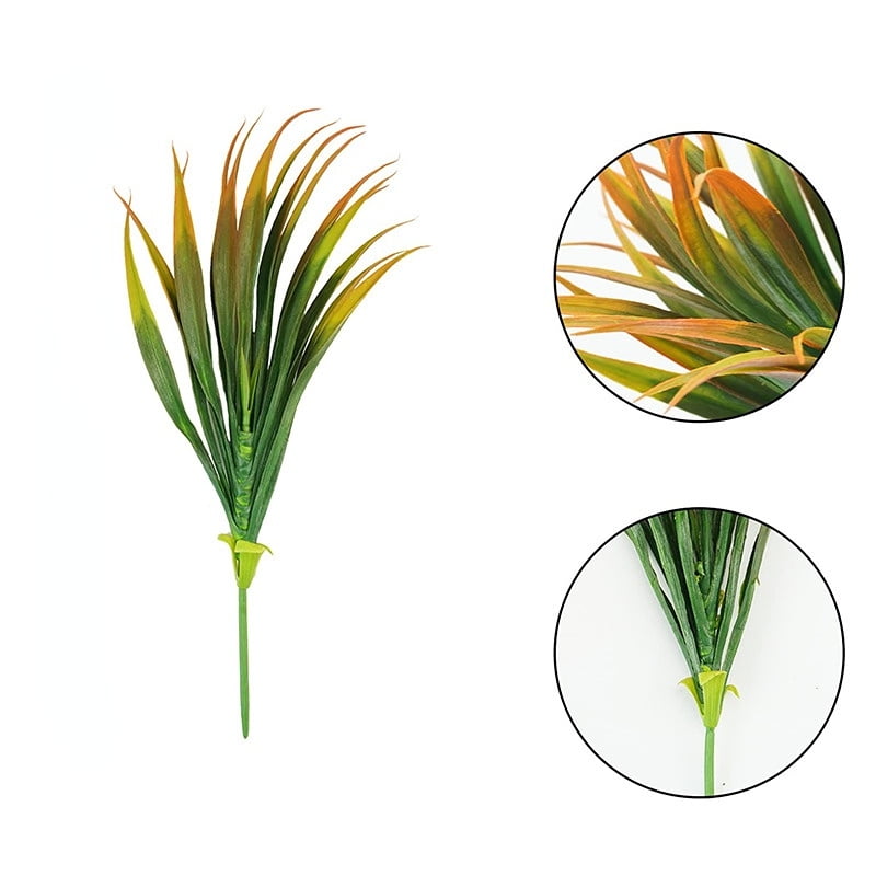 8piece Outdoor fake Plant AntiUV artificial tall grass Plant