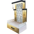 thumbnail image 3 of Woodmania Shop Wooden Texture Temple | Mandir With Drawer Cabinets | Mandir With LED Lights | Temple Puja Mandir For Home And Office|Mandap, 3 of 4