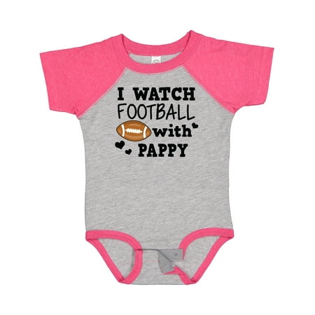 

Inktastic I Watch Football with My Pappy Boys Baby Bodysuit