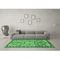 thumbnail image 3 of Ahgly Company Indoor Rectangle Persian Emerald Green Traditional Area Rugs, 2' x 5', 3 of 4