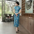 thumbnail image 1 of Disfraz cheongsam crisantemo cheongsam C0136 Diseño versátil, 1 of 6