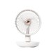 thumbnail image 1 of Moyic Ventilador eléctrico de sobremesa, enfriador de aire portátil de viento fuerte, ventiladores de refrigeración recargables de bajo ruido, Electrodomésticos Blanco Moyic HA064999-01B, 1 of 6
