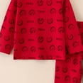 thumbnail image 4 of JUMEYU Pajamas for Girls Toddler Kids Junior Girls Boys Pajamas Sleepwear Pjs Size 10-11 (Red,10-11 Years), 4 of 4