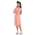 KIDS MIDI DRESS WITH PUFF SLEEVE 4-10 BOTANICAL NOVELLA main image 1
