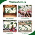 thumbnail image 5 of Fsddascl 7 x 16 Ft Christmas Garage Door Cover, Christmas Tree Large Garage Door Banner, Green Golden Xmas Tree Snowflake Hanging Garage Mural Background for Indoor Outdoor Xmas Party Supplies, 5 of 9
