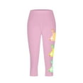 thumbnail image 4 of Pantalones de Ajuste Seco de la Moda de las Mujeres Imprimidas Leggings, Deporte de Yoga Elástico de Poliéster Elástico Respirable, 4 of 5