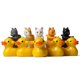 thumbnail image 3 of Serie de agua juguetona que monta un pato amarillo con un gato, micropaisaje, jardinería, muñeca creativa hecha a mano, 3 of 5