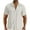 White, variant on Zylanna Men's Turndown Collar Shirts, Short Sleeve Button Down Summer Solid Color Casual Cardigan Trouses for Men Black Size 2XL