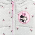 thumbnail image 5 of Disney Minnie Mouse Little Girls Zip Up Puffer Jacket Toddler to Little Kid, 5 of 5