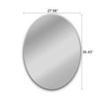 thumbnail image 6 of RADIANCE Goods Large Frameless Wall Mirror 28x35, 6 of 9