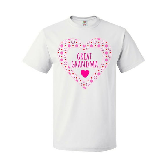 Inktastic Great Grandma Pink Valentine Hearts T-Shirt