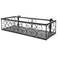 thumbnail image 3 of CRAFTHROU 1Pack Flower Pot Display Holder Rectangular Outdoor Railing, 3 of 5