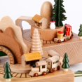 thumbnail image 5 of Decoración Caja de música con manivela de madera Retro, regalo de cumpleaños para niños, adornos Original, 5 of 5