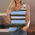 thumbnail image 2 of Levmjia Women Sleeveless V Neck Tank Tops Summer Casual Loose Fit Blouse Soft Polyester Comfortable Fashion Tshirt for Daily Wear Work Home, 2 of 5