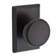 thumbnail image 2 of Baldwin Reserve PSRUSRSR492 Passage Rustic Knob and Rustic Square Rose White Bronze Finish, 2 of 2