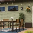 thumbnail image 5 of Suncast Coffre de Terrasse de Rangement pour Patio en Résine 17 x 22 Pouces, 22 Gallons, Brun Java (Lot de 2), 5 of 5