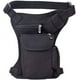 thumbnail image 2 of Zhuge Riñonera de lona para viajes al aire libre, bolsa para el muslo para hombres y mujeres, táctica, militar, para motocicletas, bicicletas, con múltiples bolsillos, color negro, 2 of 5