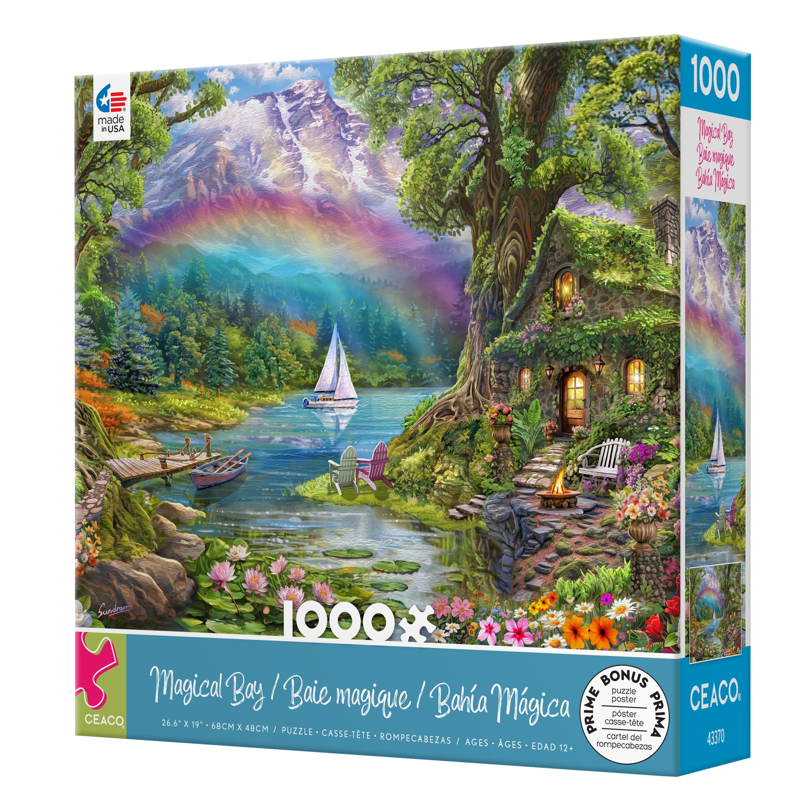 Ceaco 1000 Piece Magical Bay (Steve Sundram) Interlocking Jigsaw Puzzle