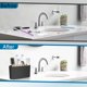 thumbnail image 4 of Soporte para cepillos de dientes, soporte para cepillos de dientes eléctrico desmontable, almacenamiento para cepillos de dientes eléctricos con 6 compartimentos, soporte para cepillos de dientes, 4 of 5