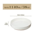 thumbnail image 2 of vancasso Pasta Bowls, Stoneware Salad Bowls Set of 4, Large Serving Bowls, Soup Bowls White, 2 of 8
