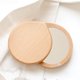 thumbnail image 4 of GOOHOCHY Espejo pequeño de madera portátil para maquillaje, espejo de bolsillo para mujeres y niñas (caqui)., 4 of 8