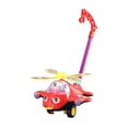 thumbnail image 3 of Juguete para caminar con equilibrio y diseño de carrito que fomenta la motricidad fina en niños pequeños. Rojo, 3 of 9