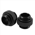 thumbnail image 3 of 8 Unids G1 / 4 Mini Rosca Externa Macho A Macho Refrigeración por Agua Giratorio Adecuado Adaptador Conector de Refrigeración por Agua Componentes del Radiador Negro, 3 of 5