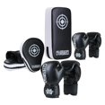 thumbnail image 4 of Guantes de boxeo mitones Kick Pack Set Kick Boxing Strike Pads equipo de boxeo Negro, 4 of 8