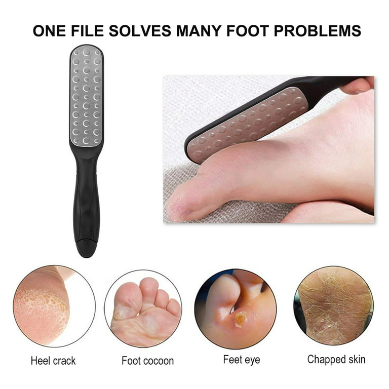 Double-sided Foot File Brush Grinder Calluses Scrubber Dead Skin