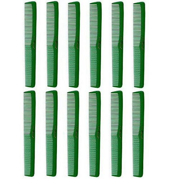Barber Beauty Hair Cleopatra 400 All Purpose Combs (12 Pack) 12 x SB-C400-GREEN