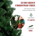 thumbnail image 3 of Árbol de Navidad Guccde Premium en madera de abeto de 1,8 m con 1000 puntas de rama, 3 of 7