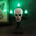 thumbnail image 6 of Niusricy Halloween Decoration LED Skulls, Realistic Human Fake Skeleton Skulls Head for Halloween Bar Table Decorations, 6 of 8