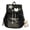 Black, variant on Y2K Backpack 14.96 Inch Nylon Polka Dot Lace Large Capacity for Shopping Outdoor Family Outings (Yellow)