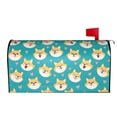 thumbnail image 2 of Bingfone Cute Shiba1 Magnetic Mailbox Cover Standard Size for Garden Yard Outdoor Decorations-25.5x21 in, 2 of 9