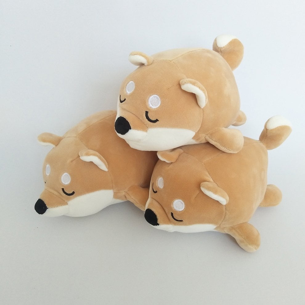 shiba plush pillow